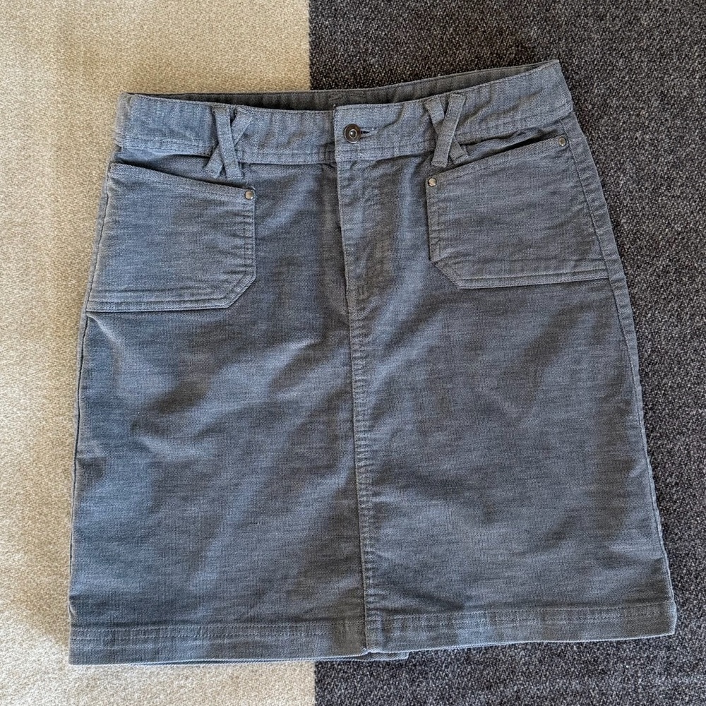 Merrell Gray Corduroy Skirt